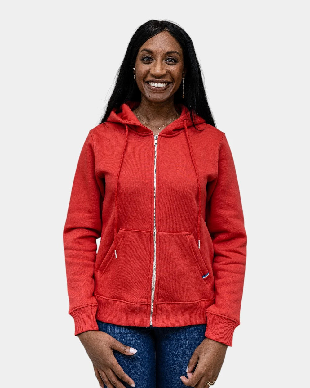 Hoodie femme molletonné zippé à personnaliser - 23