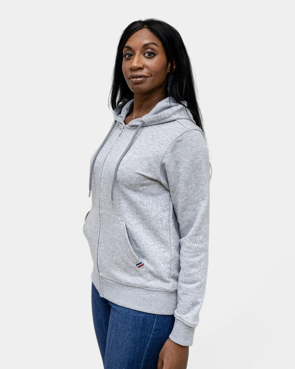 Hoodie femme Made in France zippé à personnaliser - 8