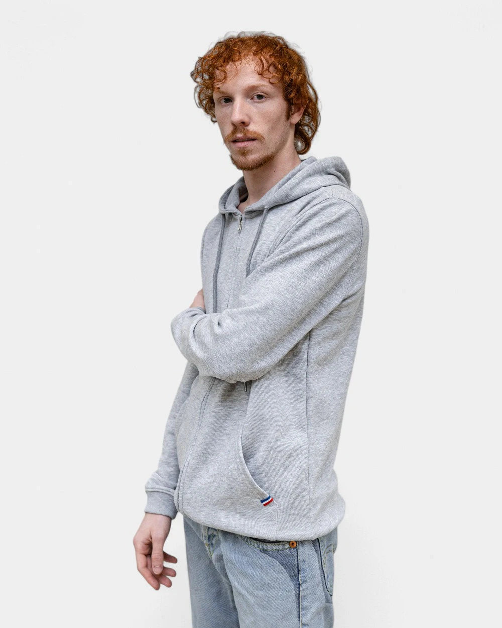 Hoodie homme Made in France zippé à personnaliser - 9