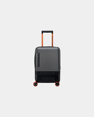 Valise cabine extensible polycarbonate 55 cm à personnaliser - Anthracite