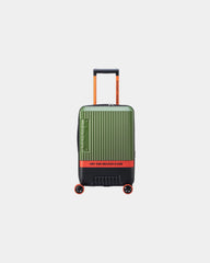 Valise cabine extensible polycarbonate 55 cm à personnaliser - Green