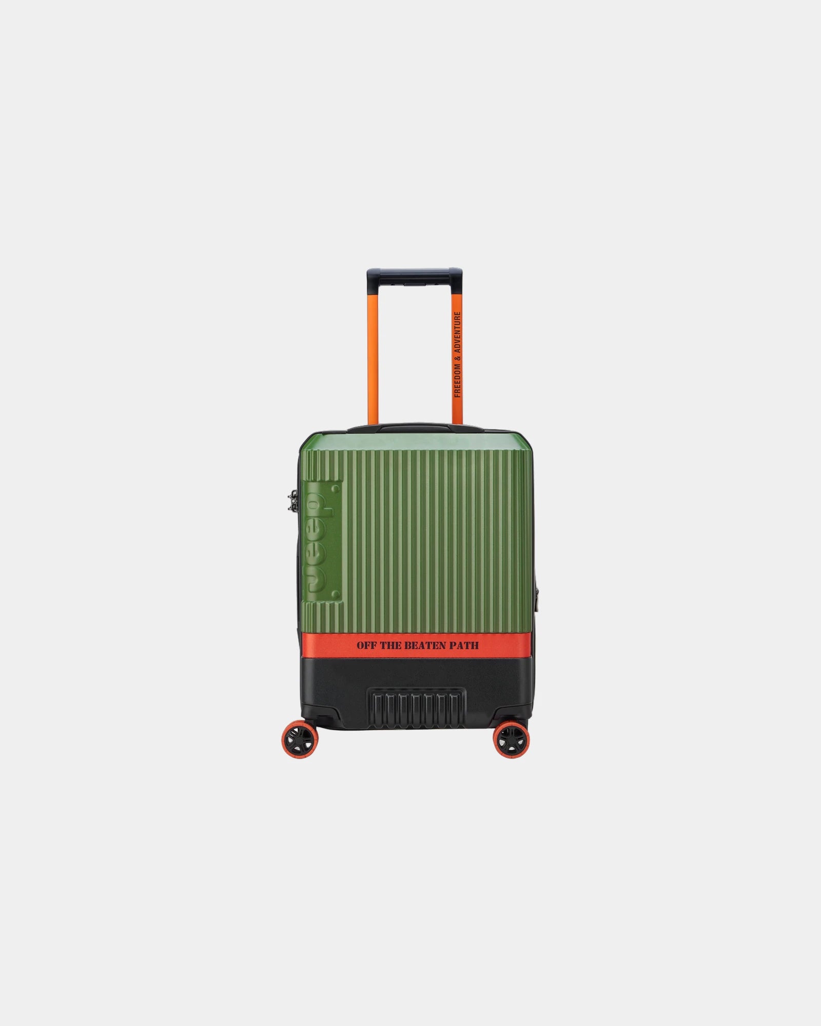 Valise cabine polycarbonate 55 cm à personnaliser - Green