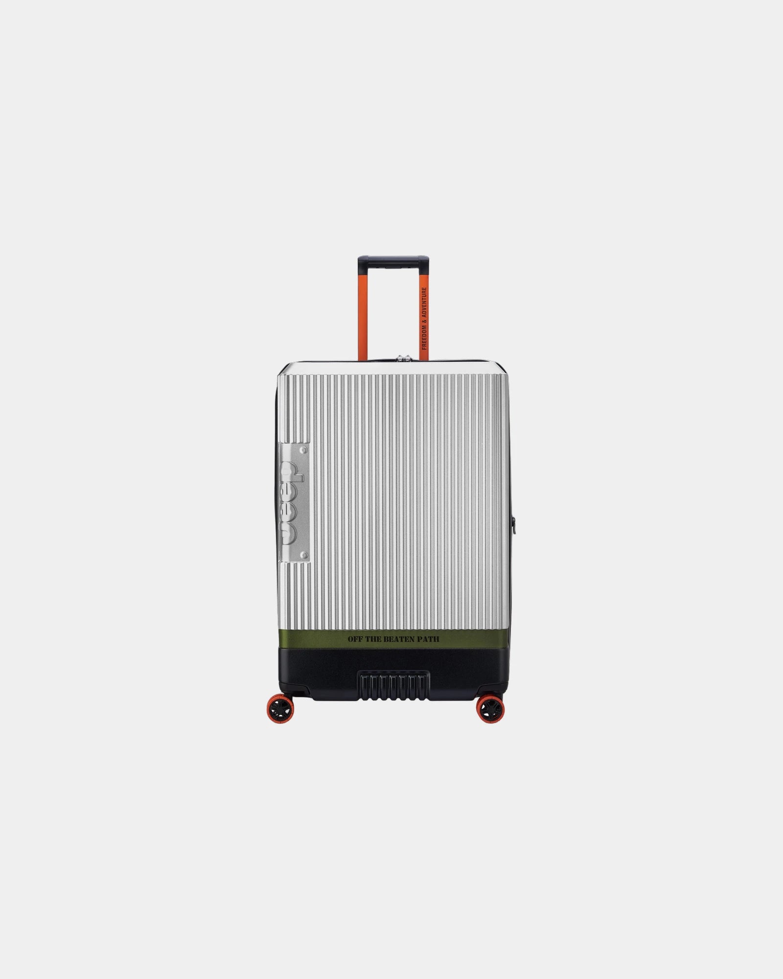 Valise polycarbonate 80.5 x 53 x 36 cm à personnaliser - Argent