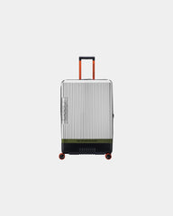 Valise polycarbonate 80.5 x 53 x 36 cm à personnaliser - Argent