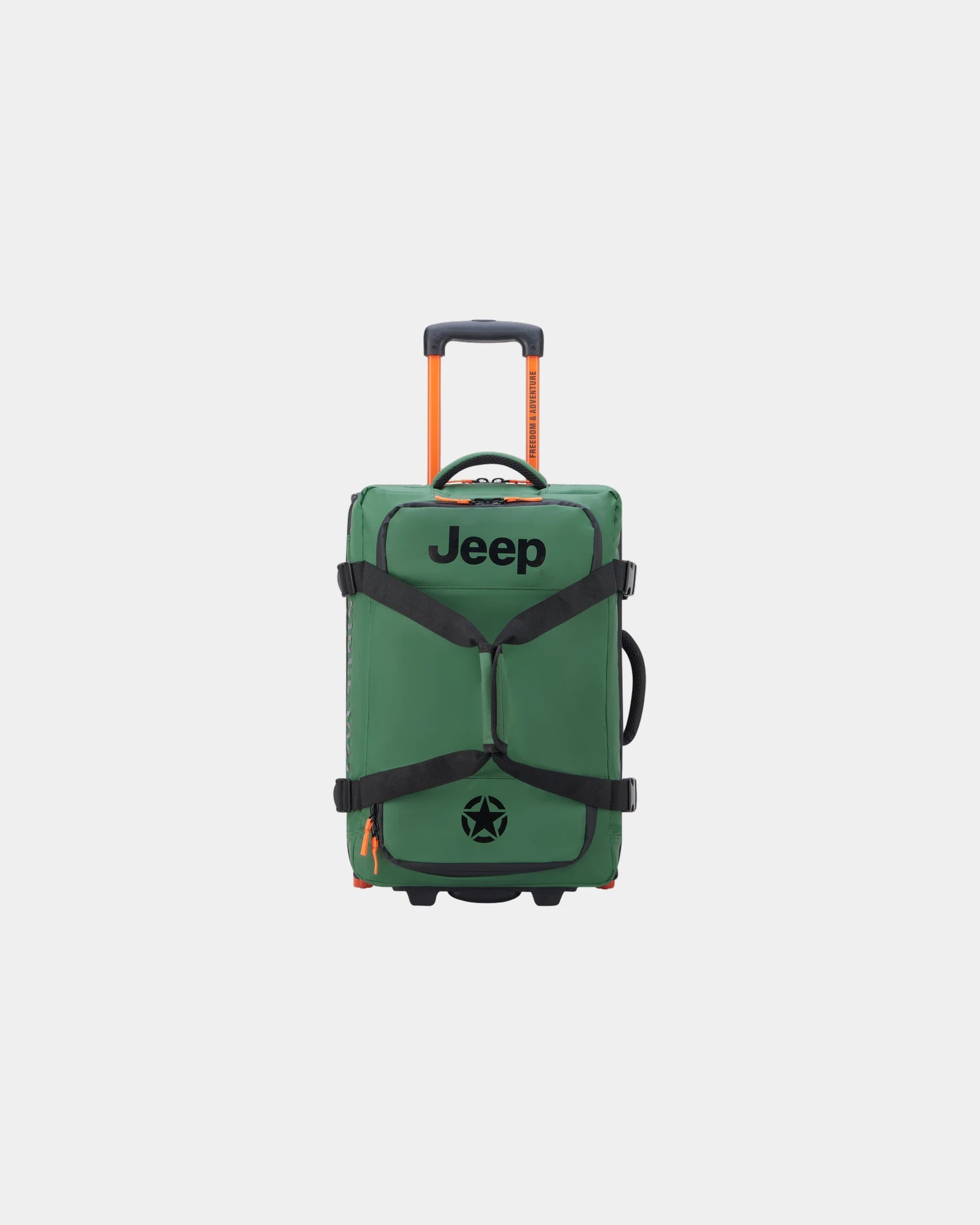 Sac de voyage polyester recyclé 55 cm à personnaliser - Vert Orme