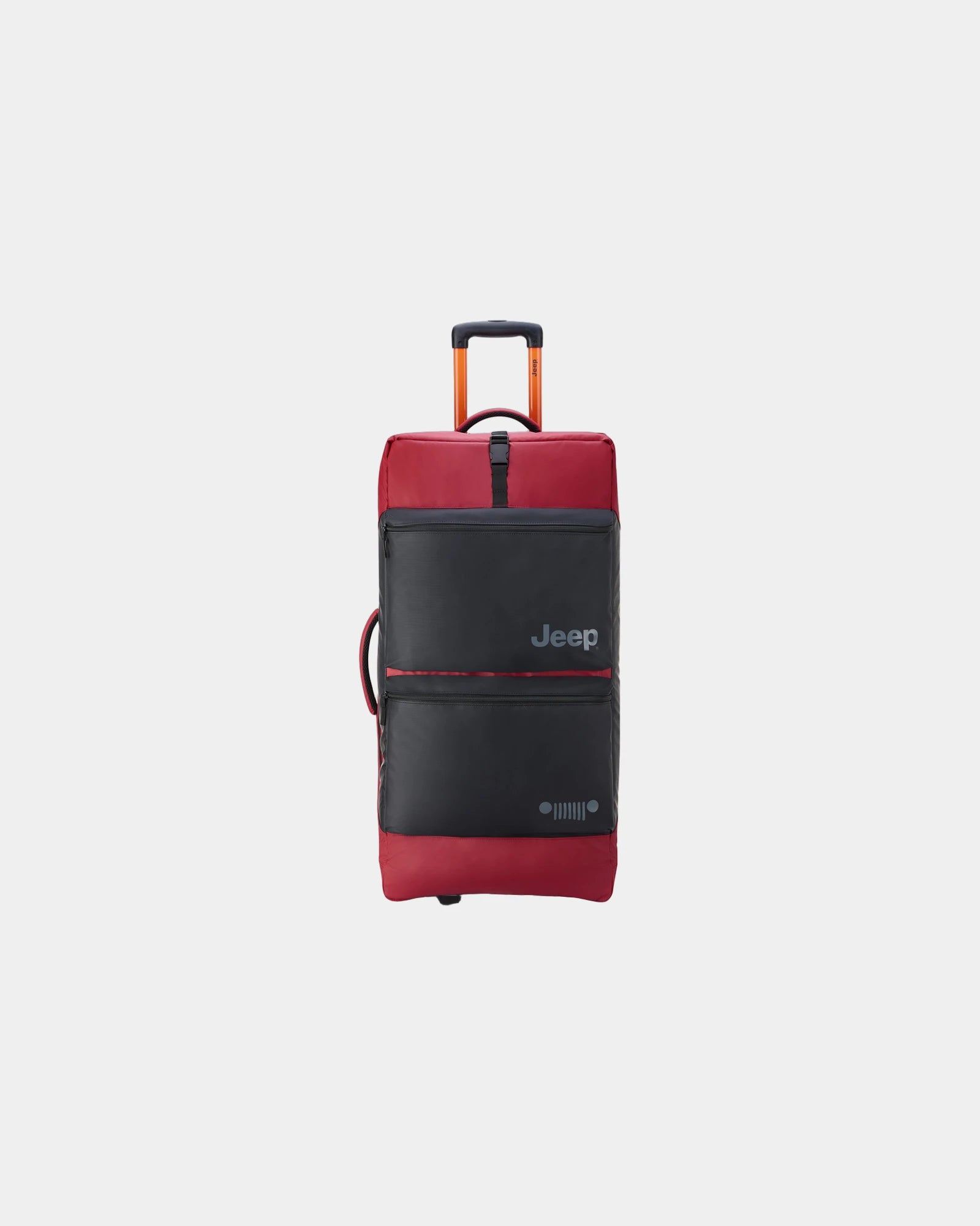 Sac de voyage trolley polyester recyclé 82 cm à personnaliser - Tomate