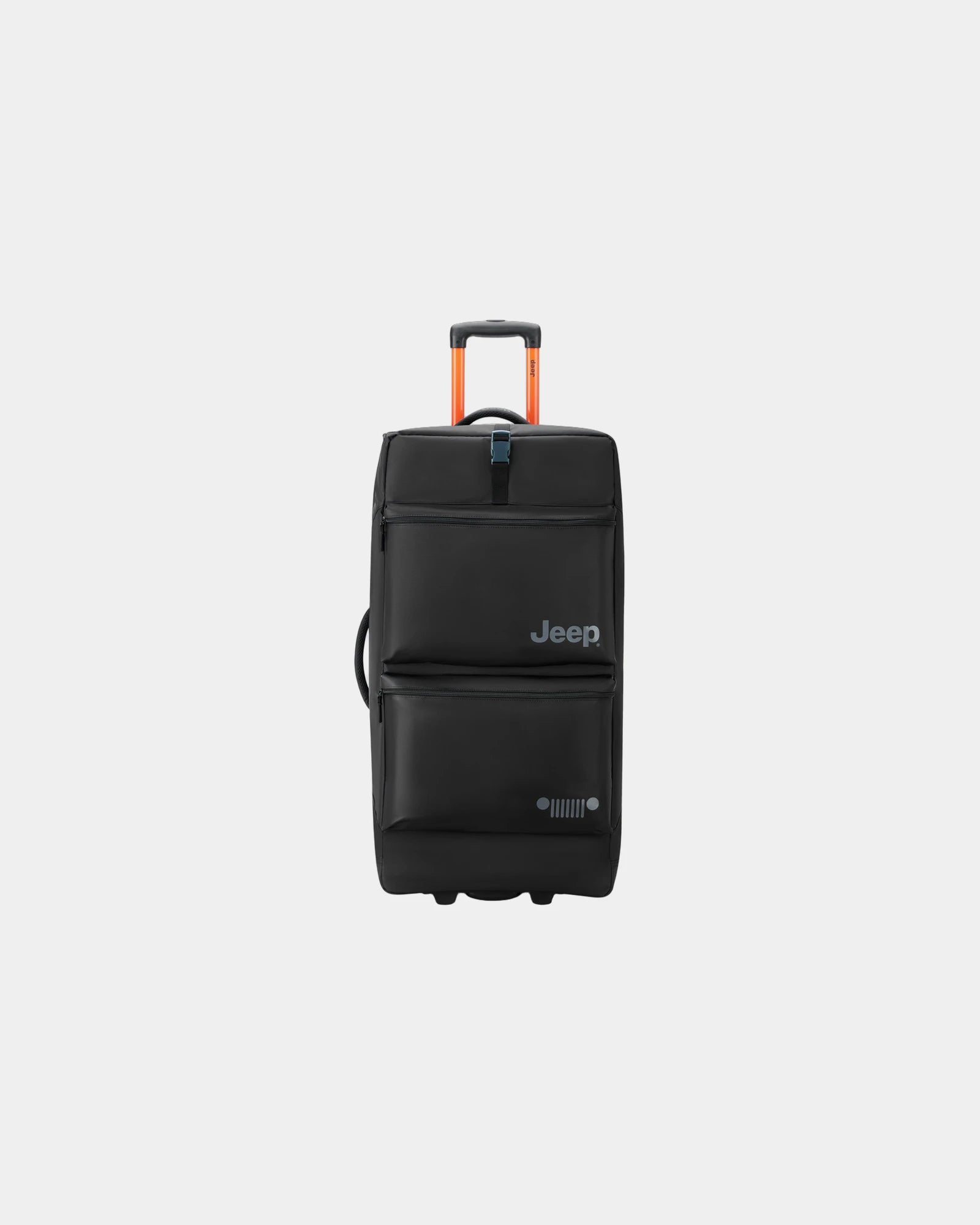 Sac de voyage trolley polyester recyclé 82 cm à personnaliser - Noir