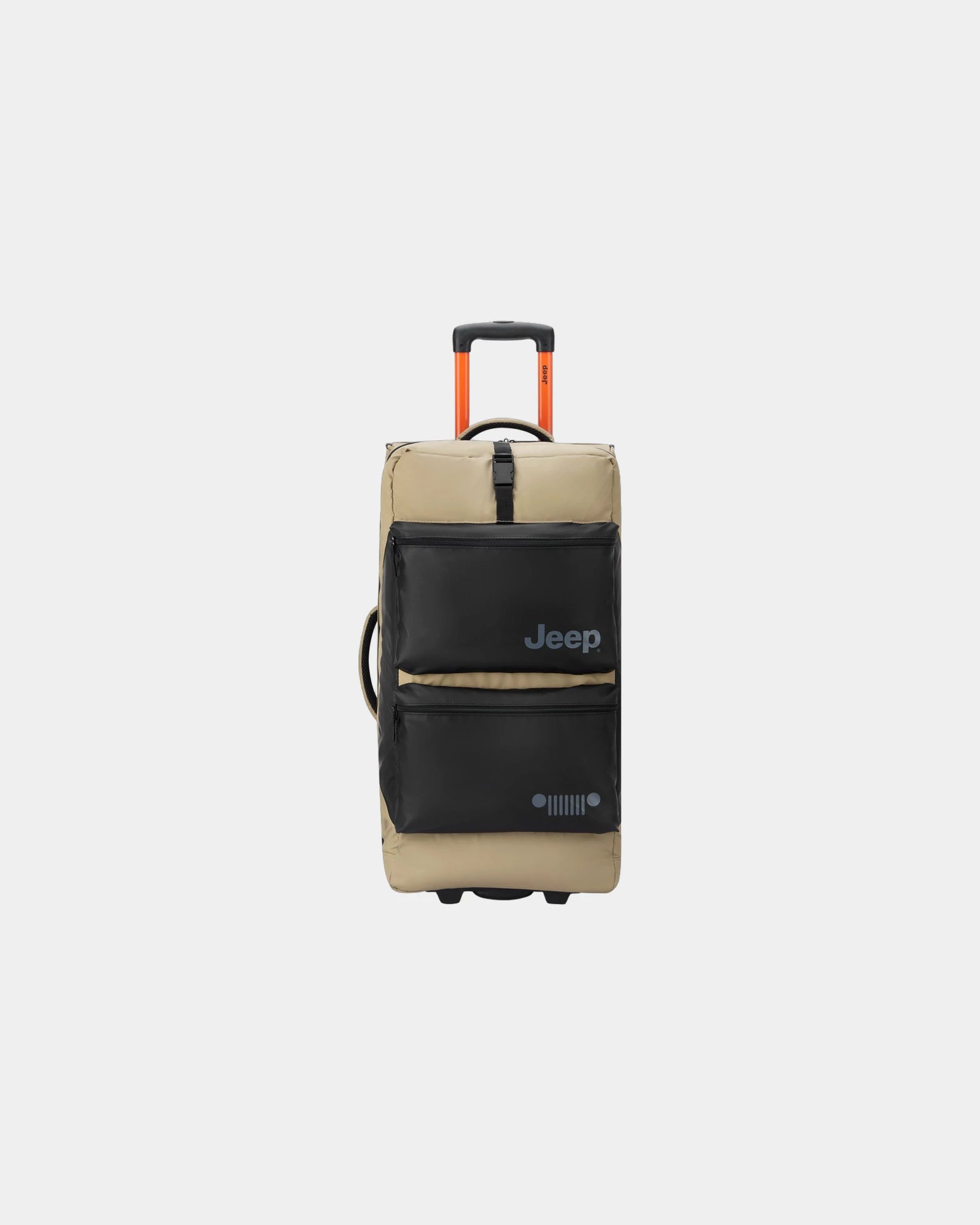 Sac de voyage trolley polyester recyclé 73 cm à personnaliser - Sable Chaud