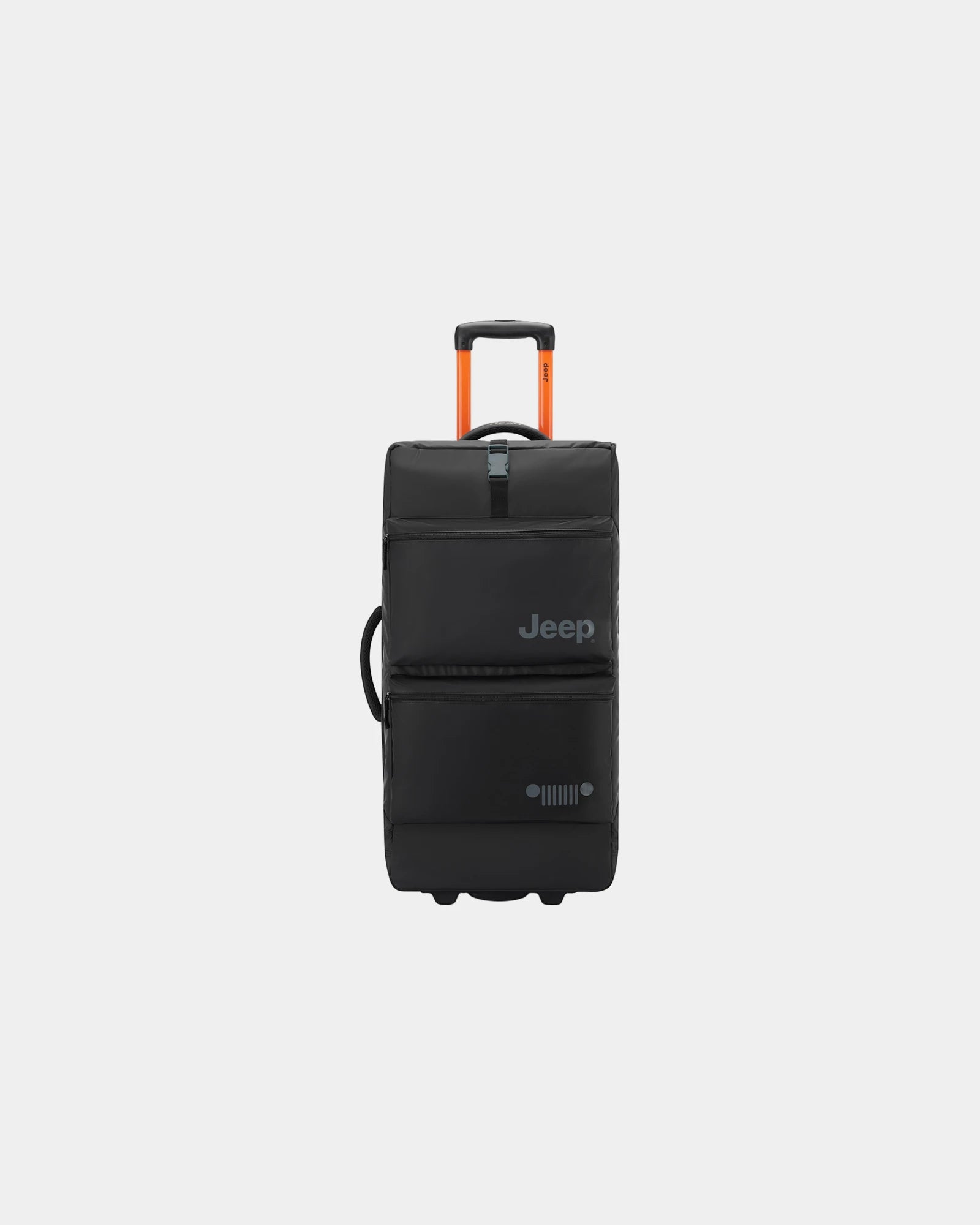 Sac de voyage trolley polyester recyclé 73 cm à personnaliser - Noir