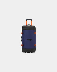 Sac de voyage trolley polyester recyclé 73 cm à personnaliser - Marine