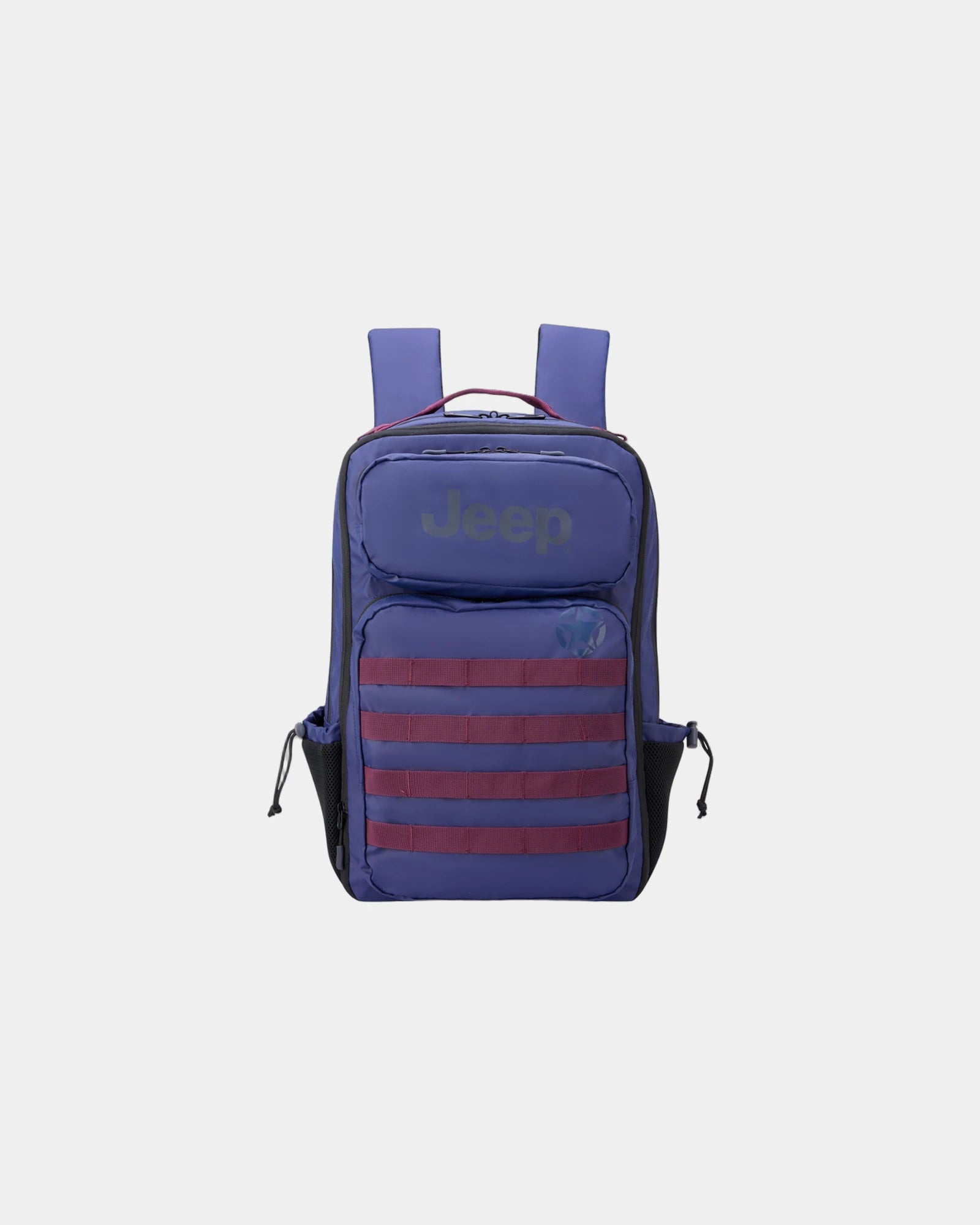 Sac à dos tactique polyester recyclé à personnaliser - Bleu Marine