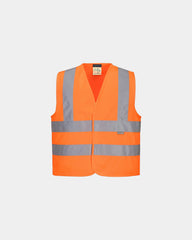Gilet Hi-Vis enfants à personnaliser - Orange