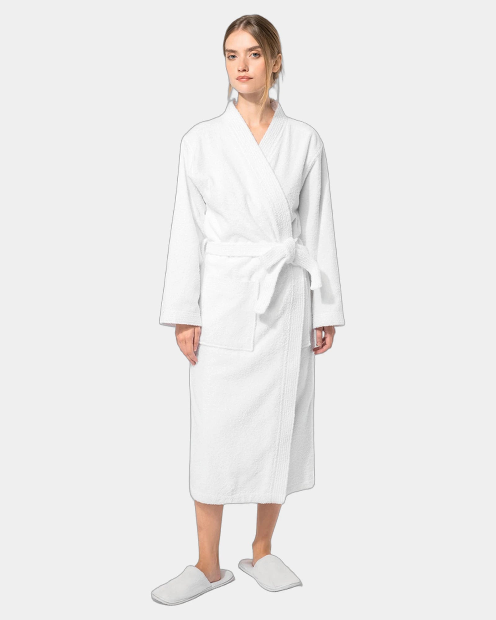 Peignoir col kimono coton éponge 400g/m² à personnaliser - 3