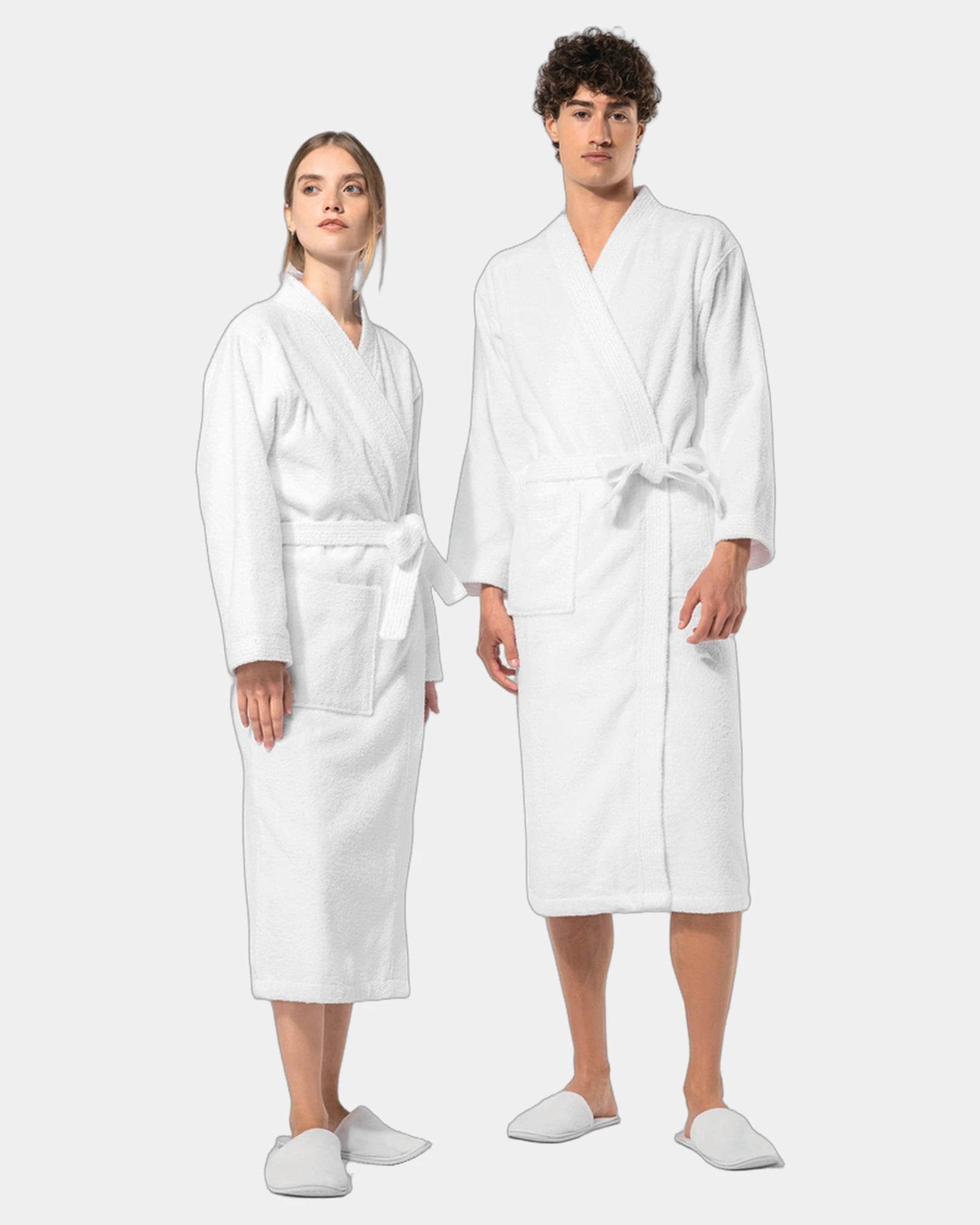 Peignoir col kimono coton éponge 400g/m² à personnaliser - 4