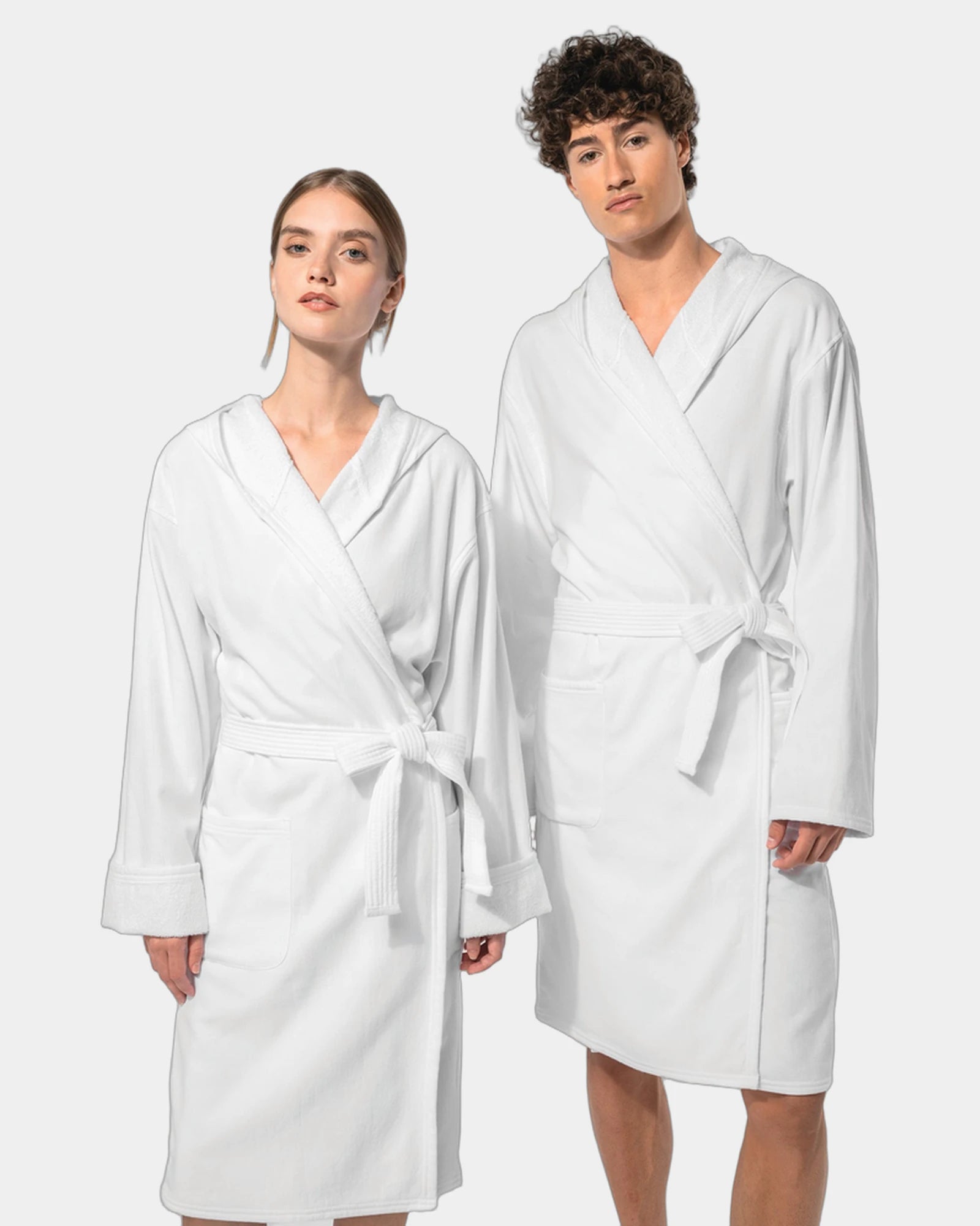 Peignoir de bain capuche coton bio 270g à personnaliser - 3