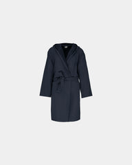 Peignoir de bain capuche coton bio 270g à personnaliser - Navy