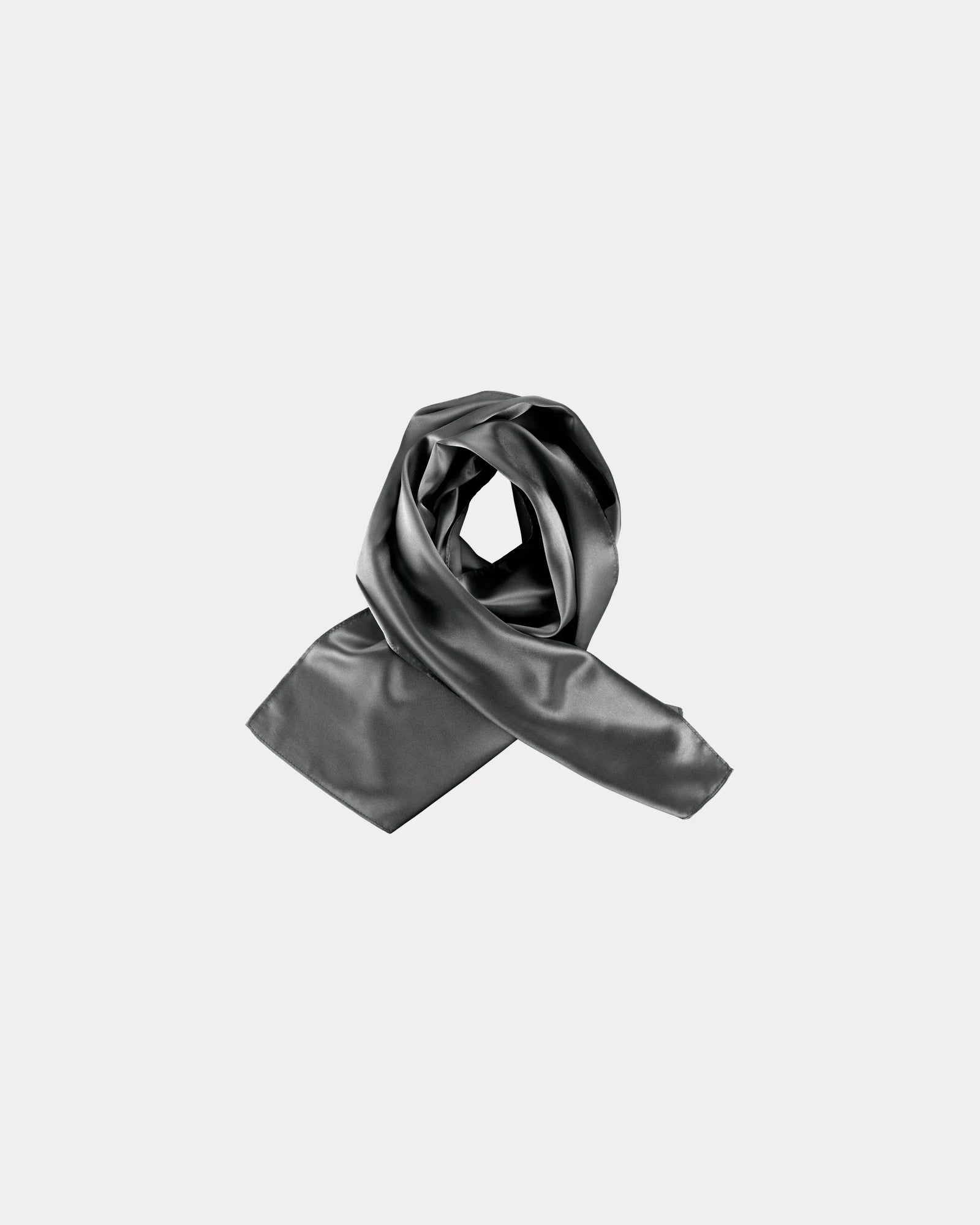 Foulard satiné polyester femme à personnaliser - Dark Grey