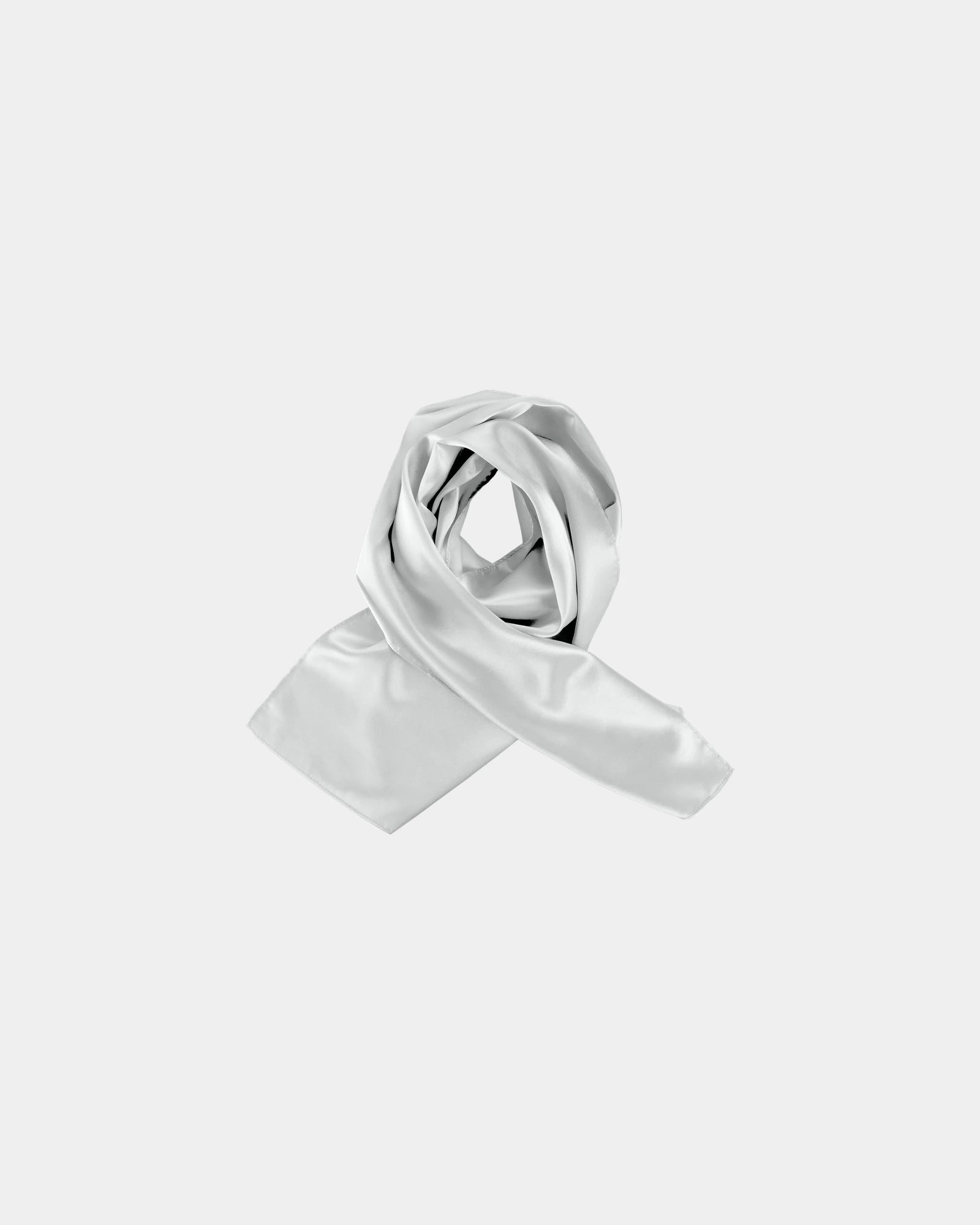 Foulard satiné polyester femme à personnaliser - Silver