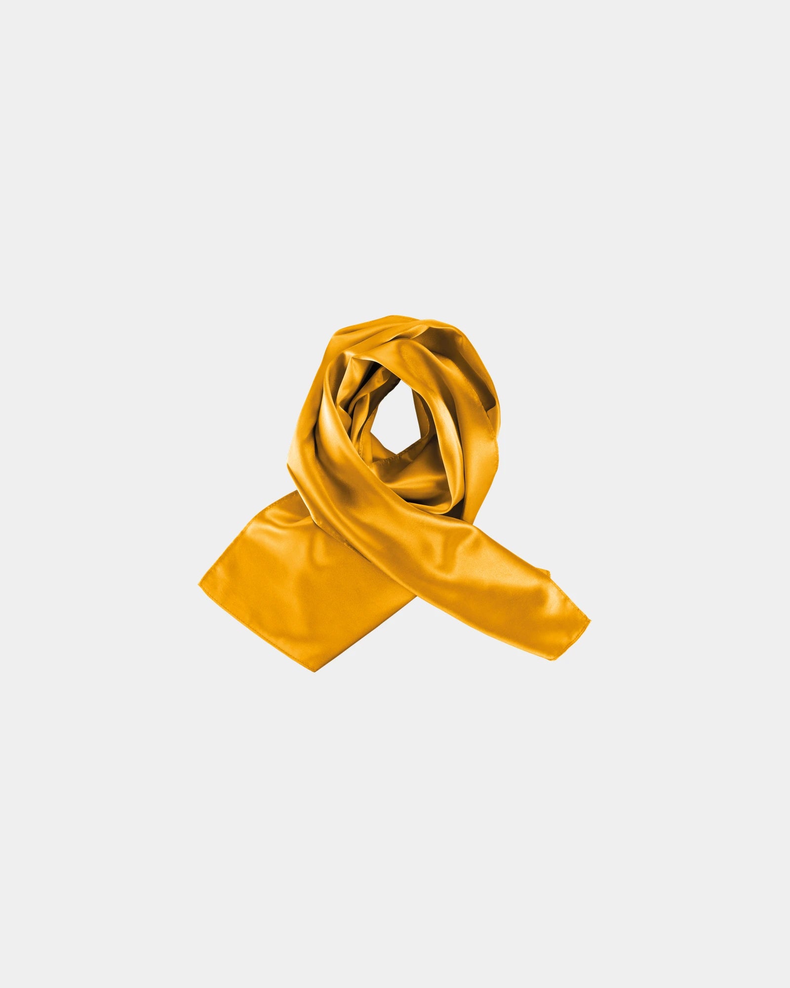Foulard satiné polyester femme à personnaliser - Yellow
