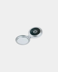 Brosse miroir pliable ABS finition argentée à personnaliser - 2