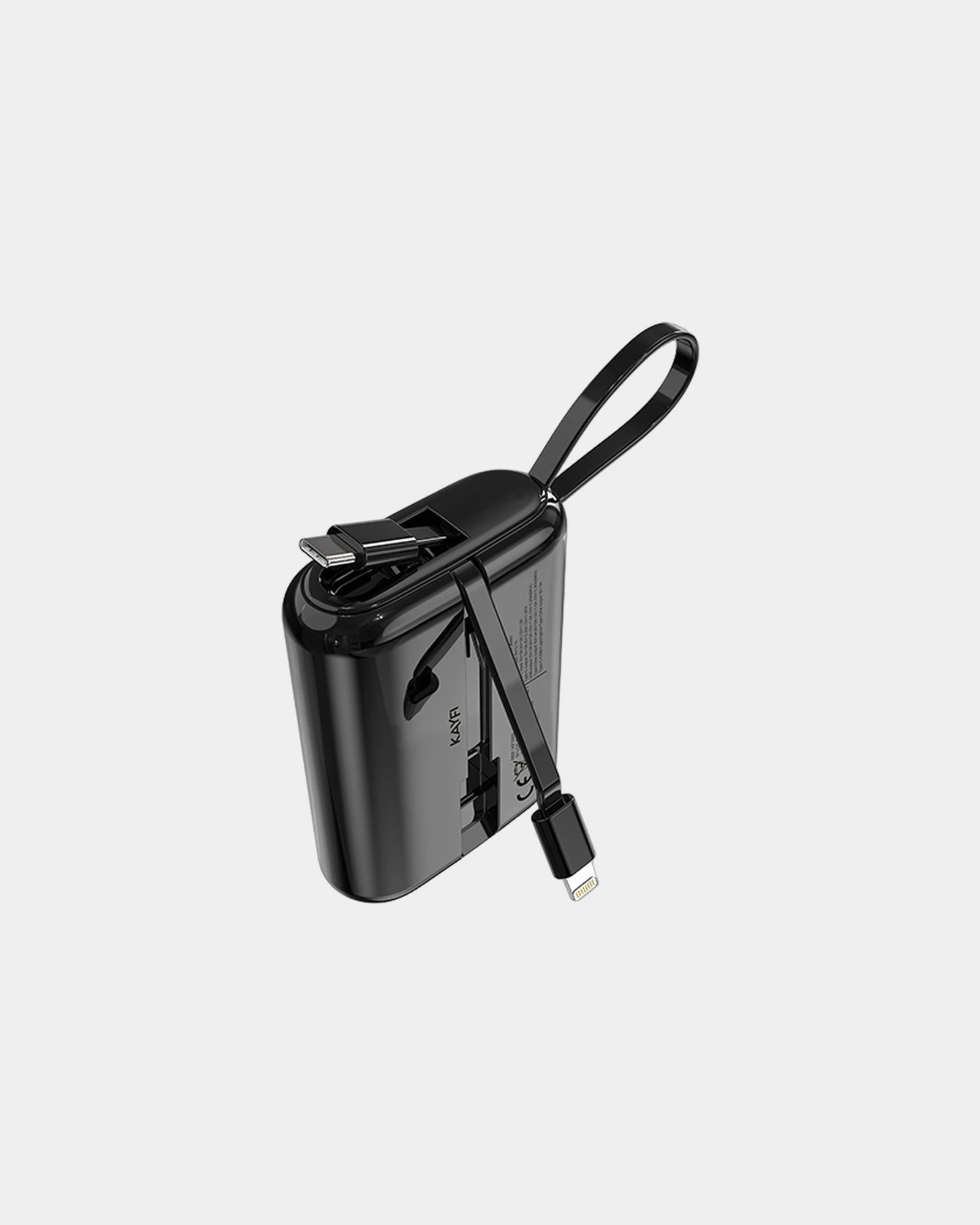 Batterie 10 000 mAh avec câbles intégrés à personnaliser - 4