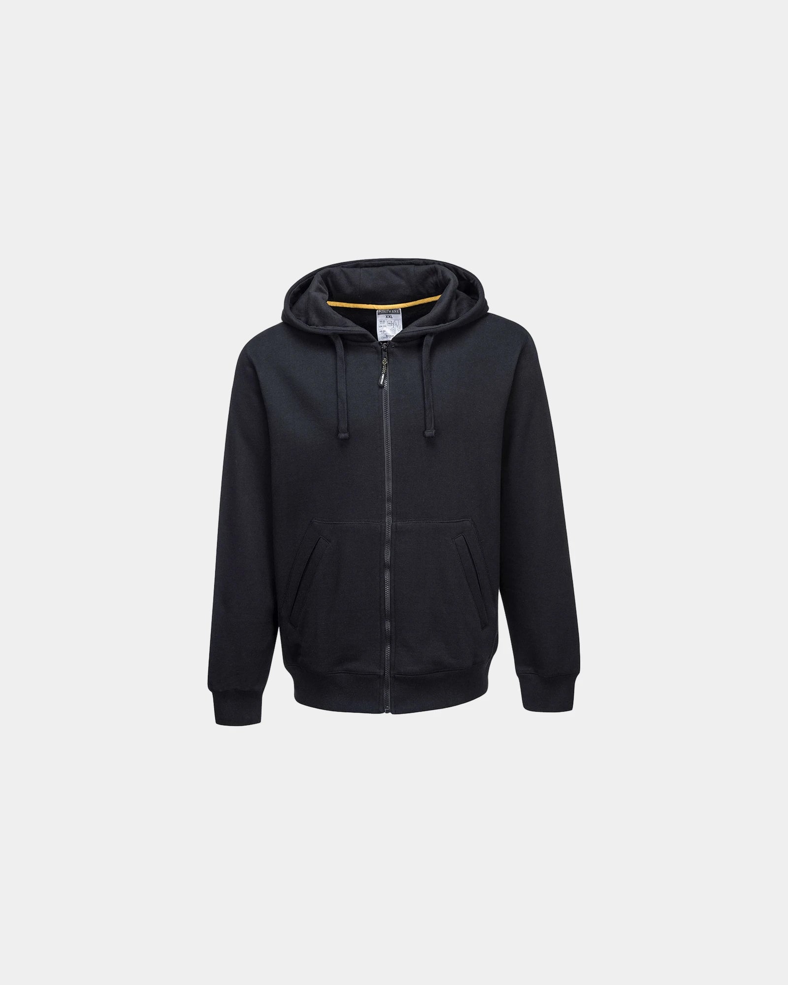 Sweat à capuche personnalisable Portwest - Noir-Bleu Ciel