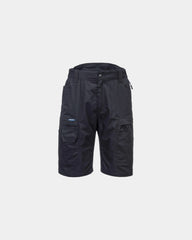 Bermuda Ripstop KX3 à personnaliser - Noir-Bleu Ciel
