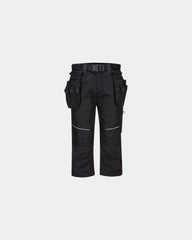 Pantacourt Ripstop KX3 3/4 à personnaliser - Noir-Bleu Ciel