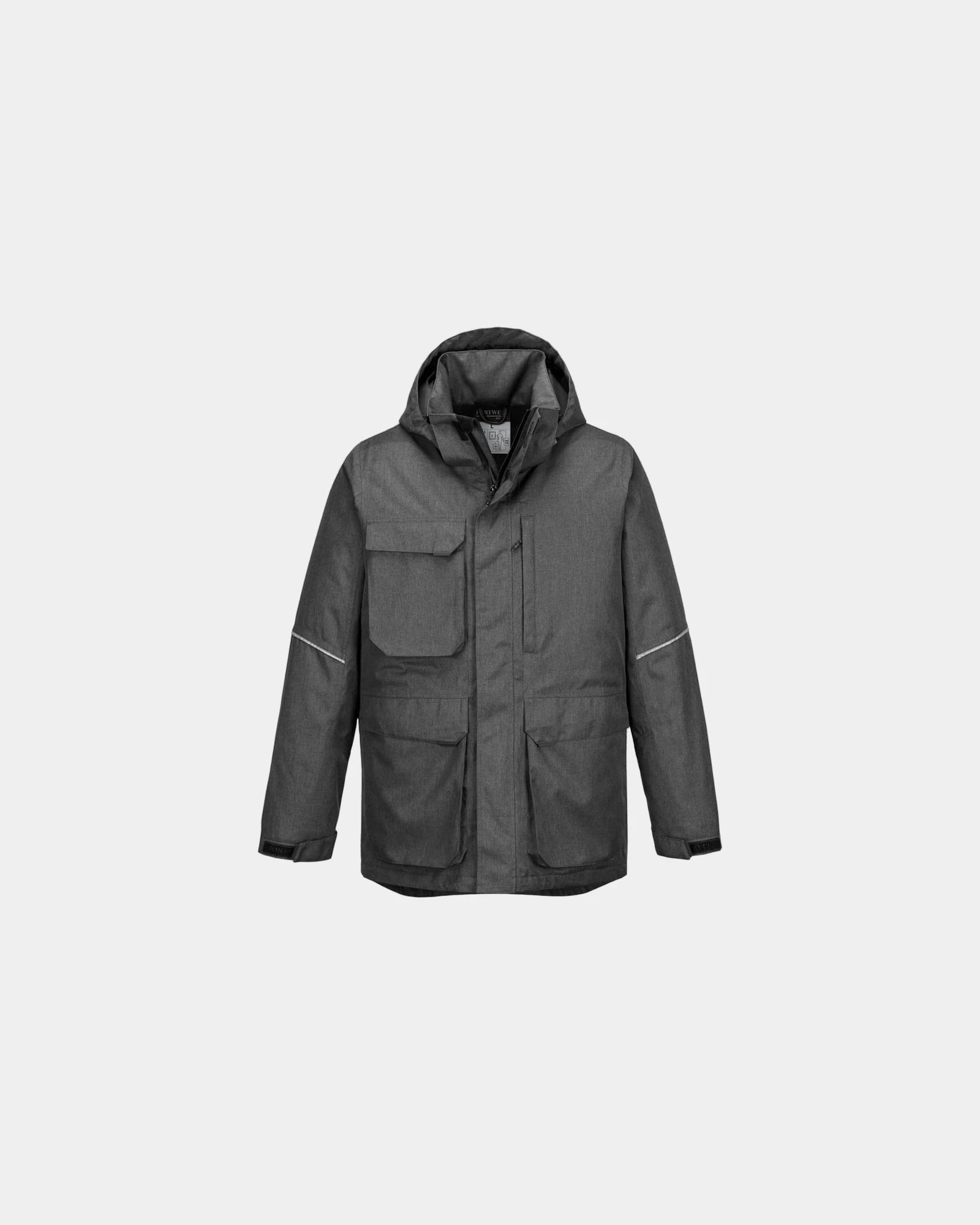 Parka imperméable KX3 à personnaliser - Gris