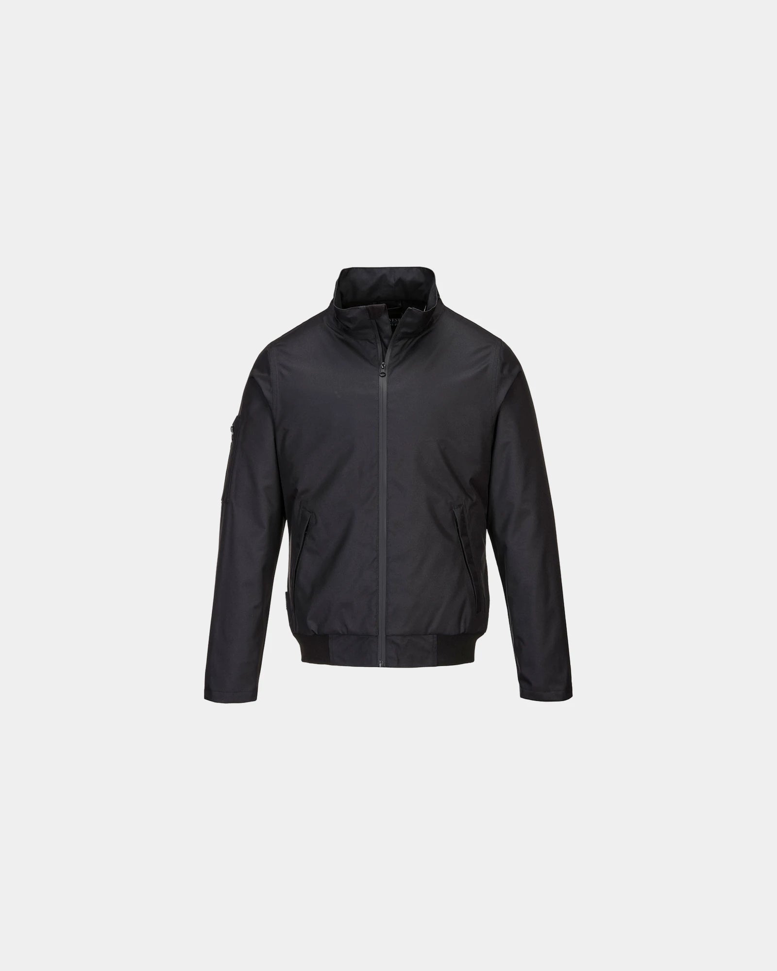 Blouson Bomber imperméable KX3 à personnaliser - Noir-Bleu Ciel