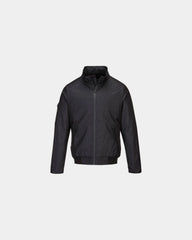 Blouson Bomber imperméable KX3 à personnaliser - Noir-Bleu Ciel