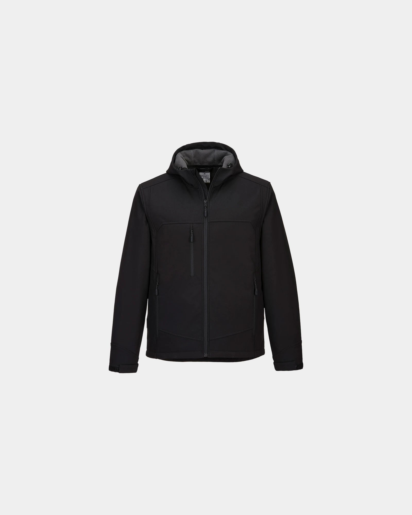 Veste Softshell imperméable KX3 à personnaliser - Noir-Bleu Ciel