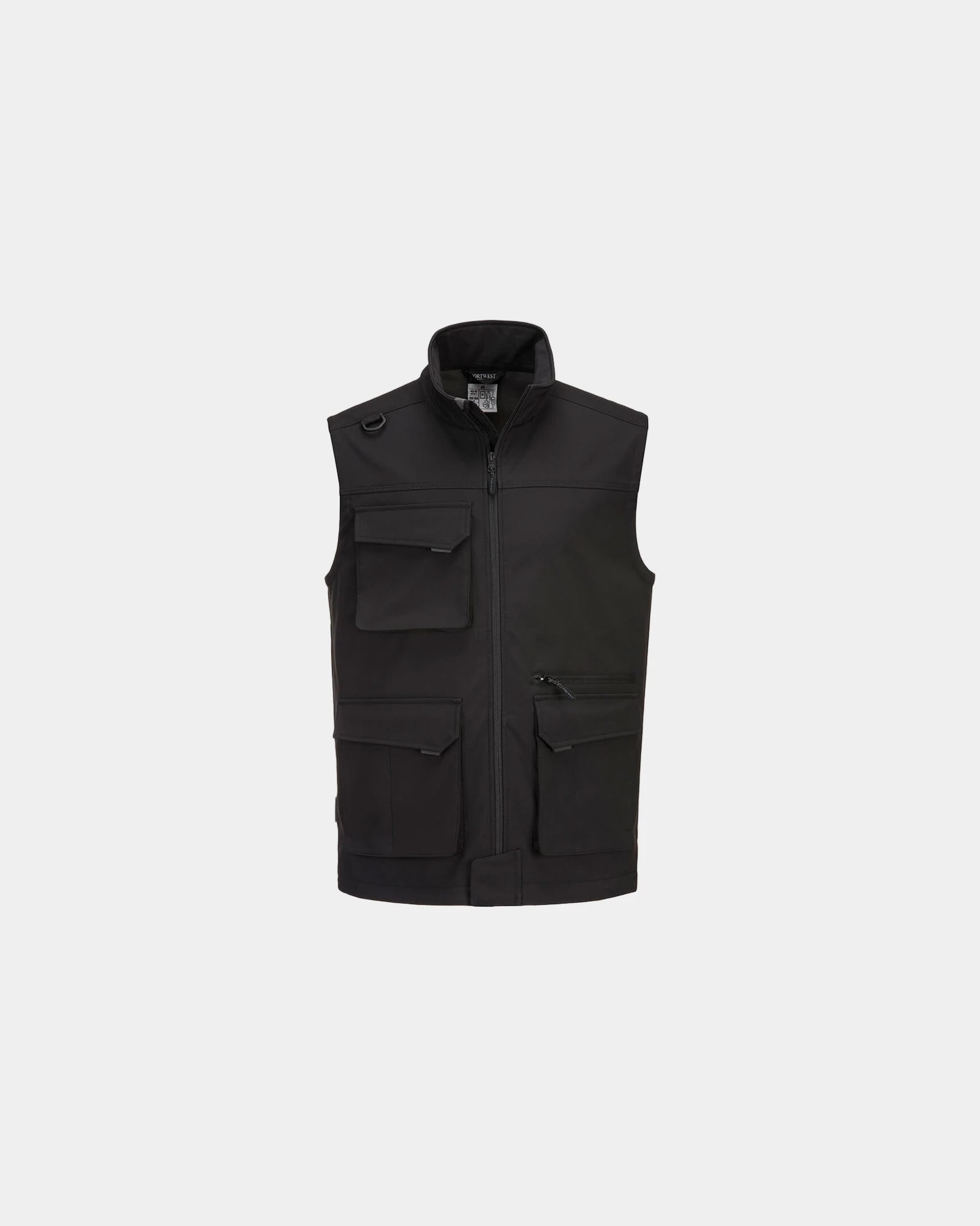 Gilet softshell KX3 (3L) à personnaliser - Noir-Bleu Ciel