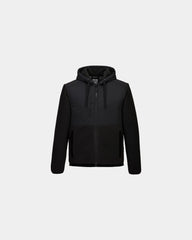 Veste polaire contemporaine KX3 Borg à personnaliser - Noir-Bleu Ciel