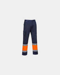 Pantalon combat Hi-Vis bicolore à personnaliser - Orange
