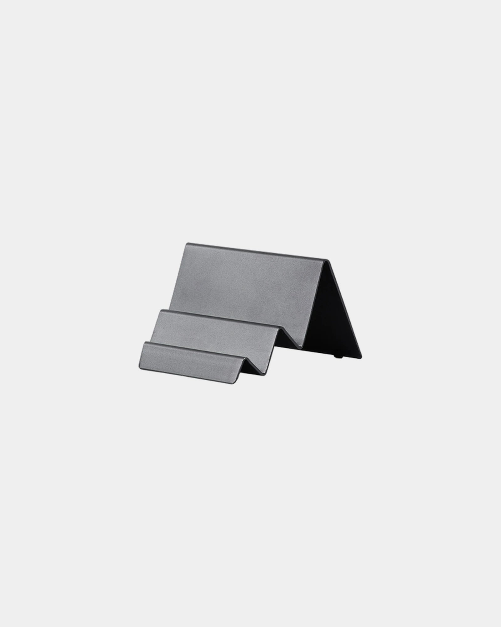Support cartes de visite aluminium Lexon City Card Stand à personnaliser - Gun Metal