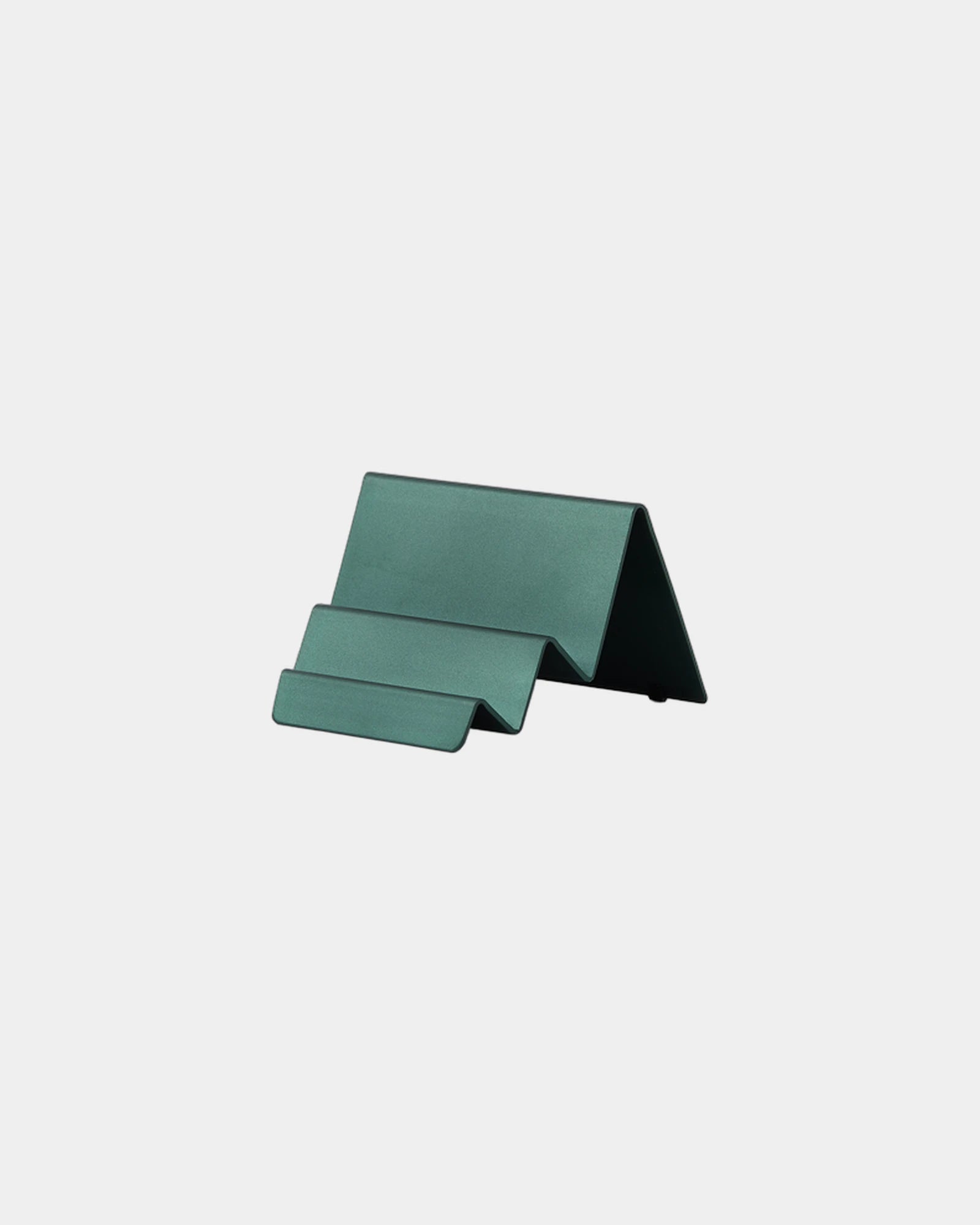 Support cartes de visite aluminium Lexon City Card Stand à personnaliser - Green