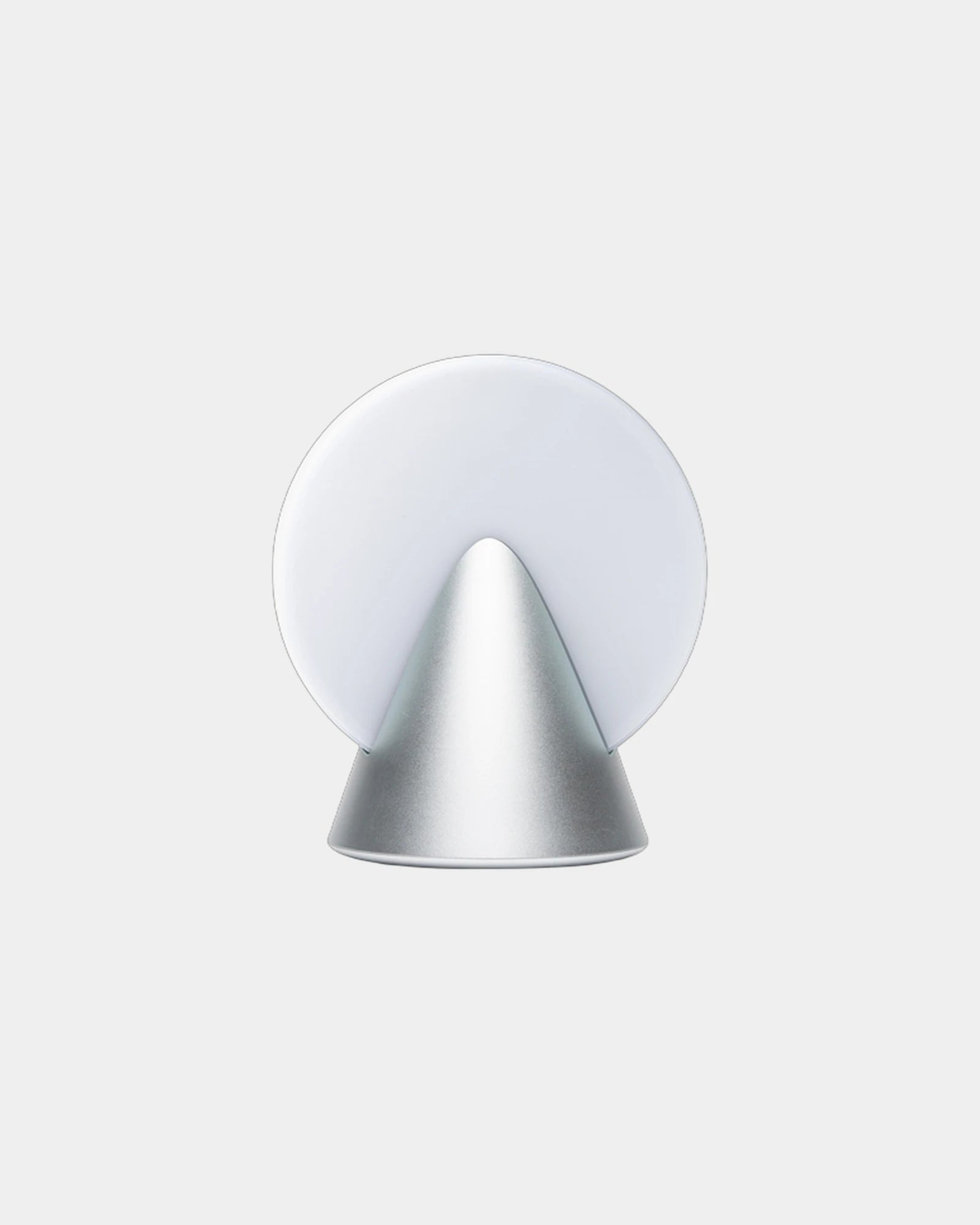 Lampe LED aluminium Lexon Conic à personnaliser - Glacier Alu