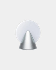 Lampe LED aluminium Lexon Conic à personnaliser - Glacier Alu
