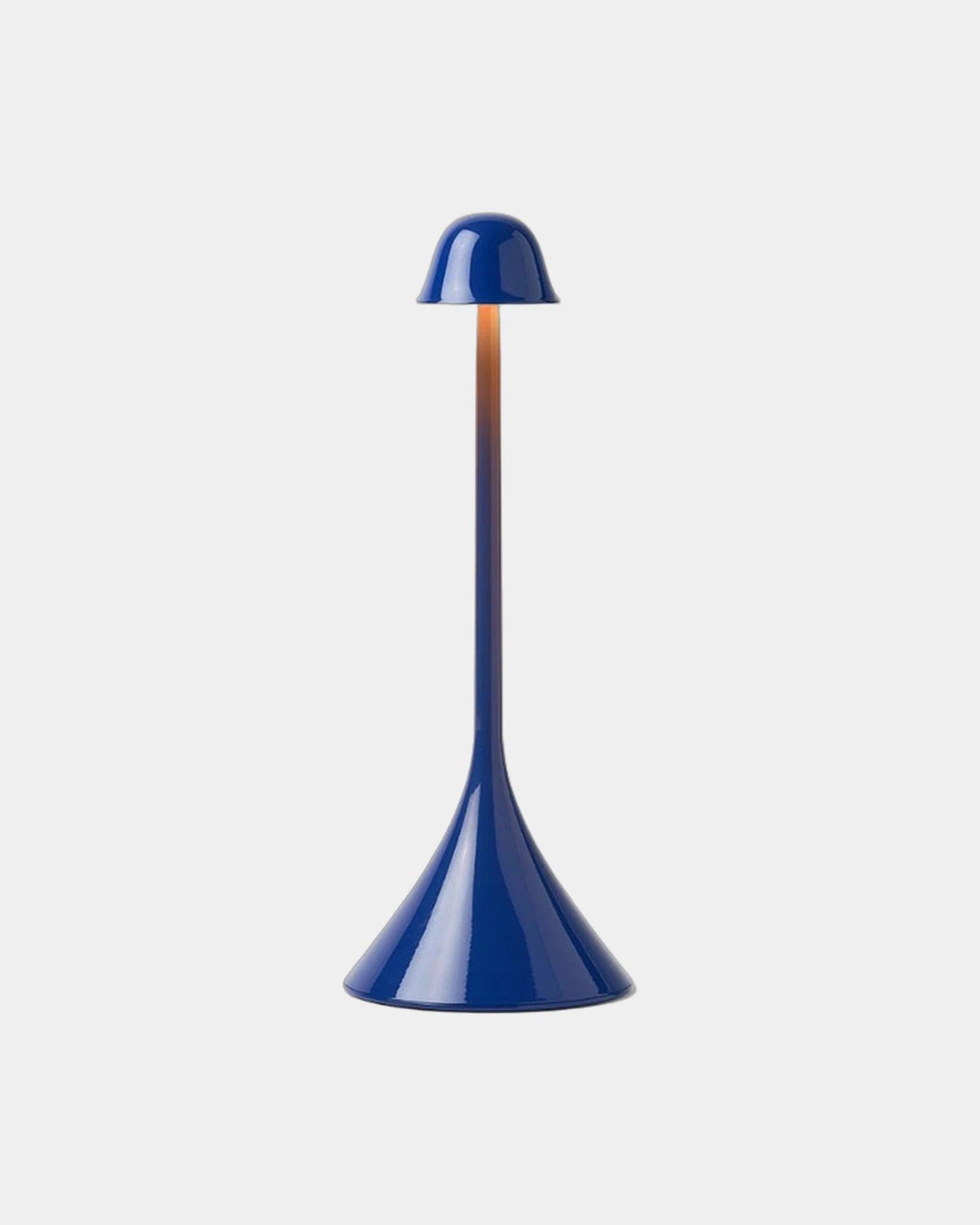 Lámpara LED recargable Lexon Steli S Dome para personalizar - Azul brillante