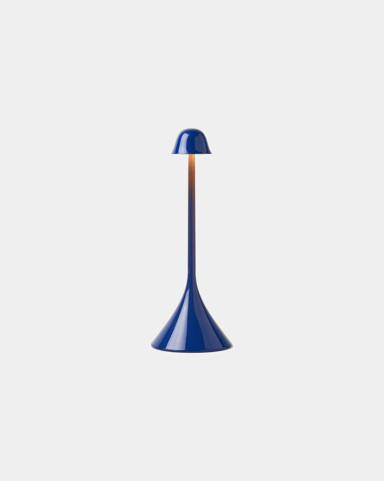 Lampe de table LED ABS Lexon Steli S - Dome à personnaliser - Glossy Blue