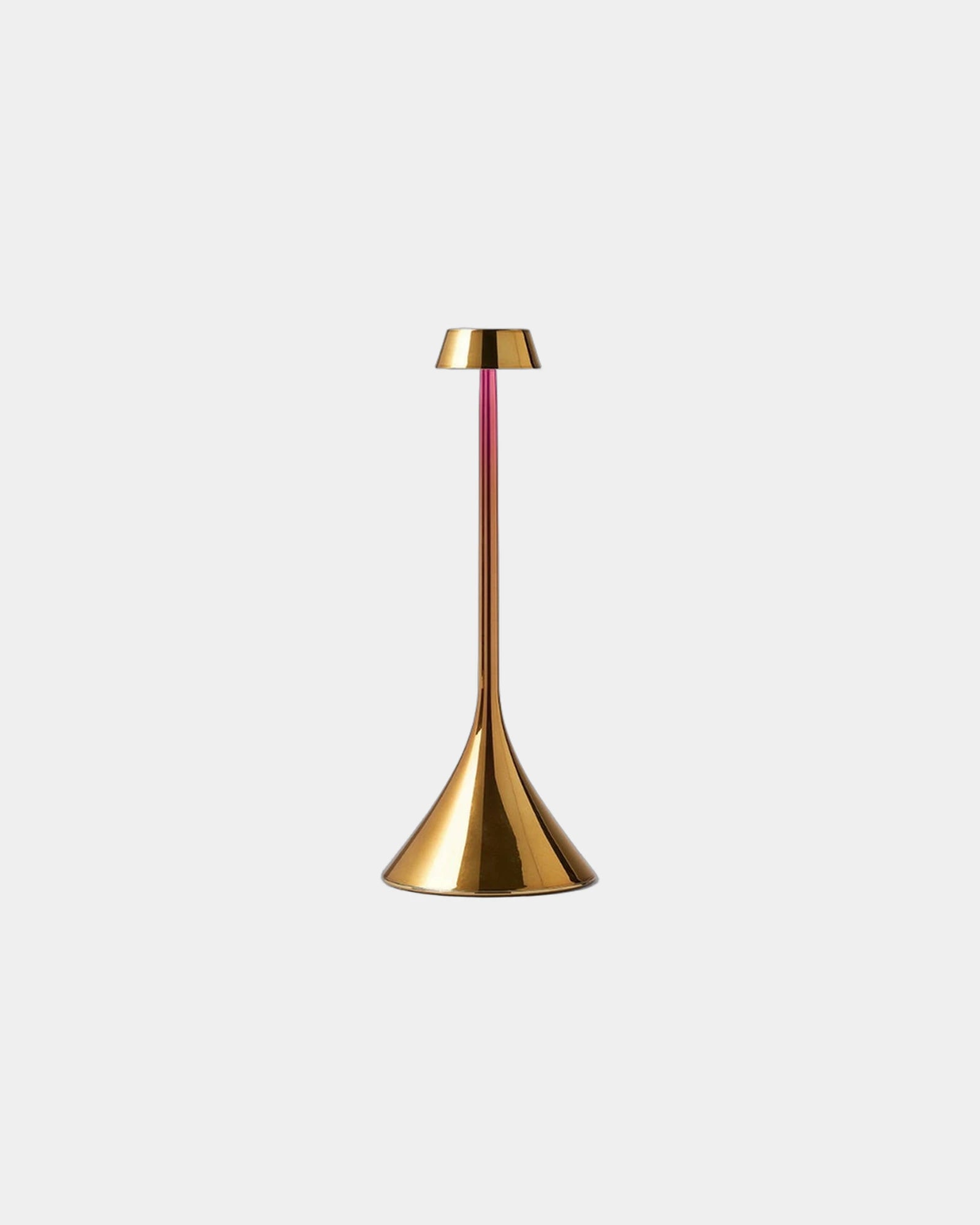 Lampe de table LED ABS Lexon Steli S - Dome à personnaliser - Metallic Gold