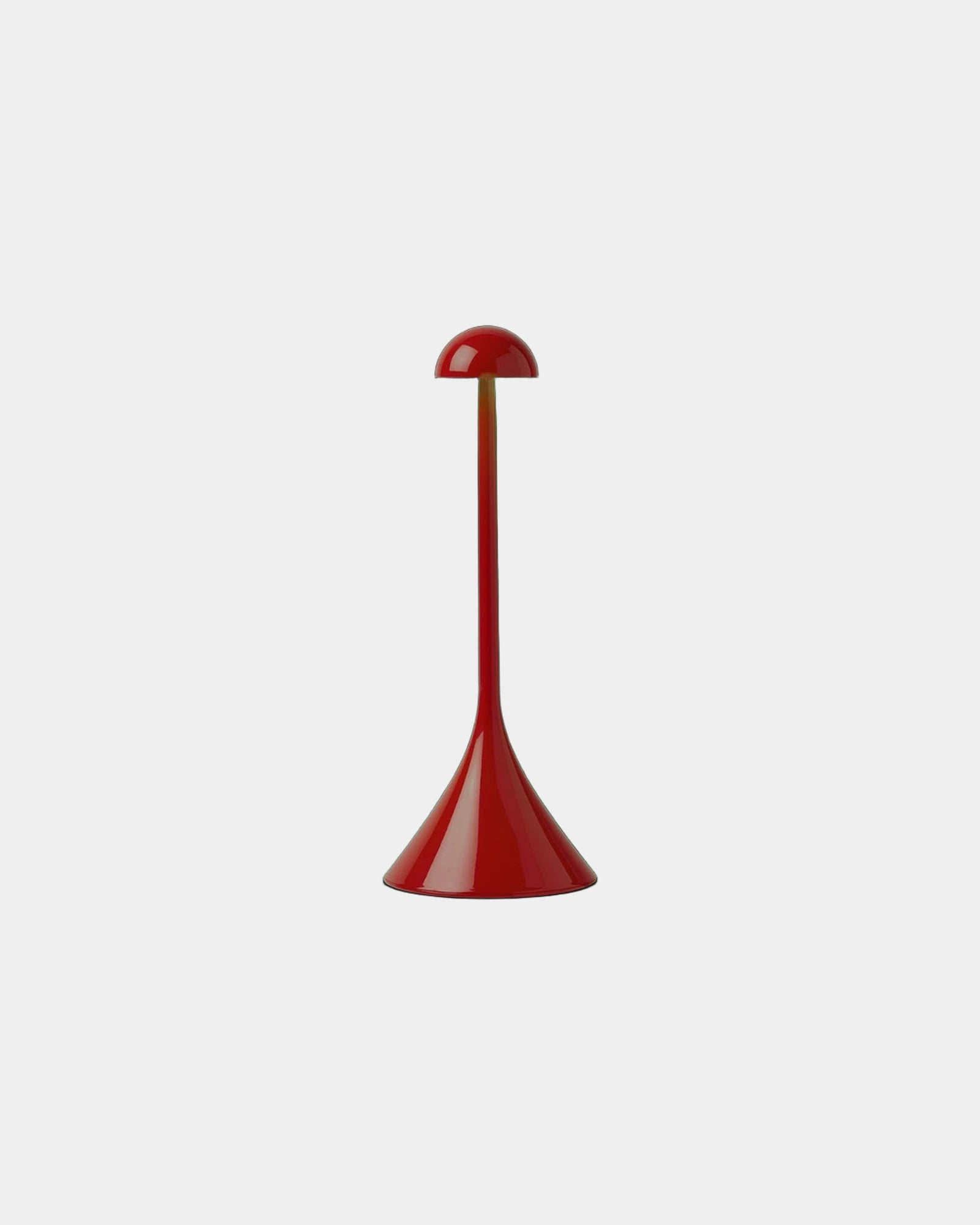 Lampe de table LED ABS Lexon Steli S - Dome à personnaliser - Glossy Red