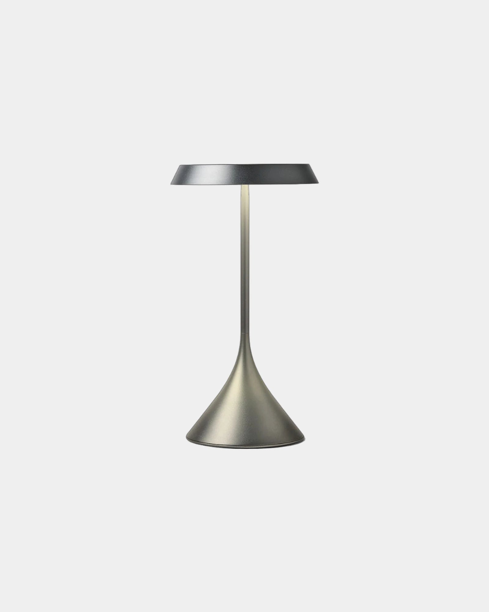 Lampe de table aluminium Lexon Steli Lounge - Dome à personnaliser - Gun