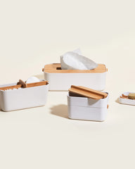 Boîte décorative en bambou Lexon Zen Tissue Box à personnaliser - 4