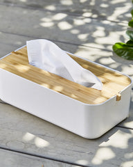 Boîte décorative en bambou Lexon Zen Tissue Box à personnaliser - 2