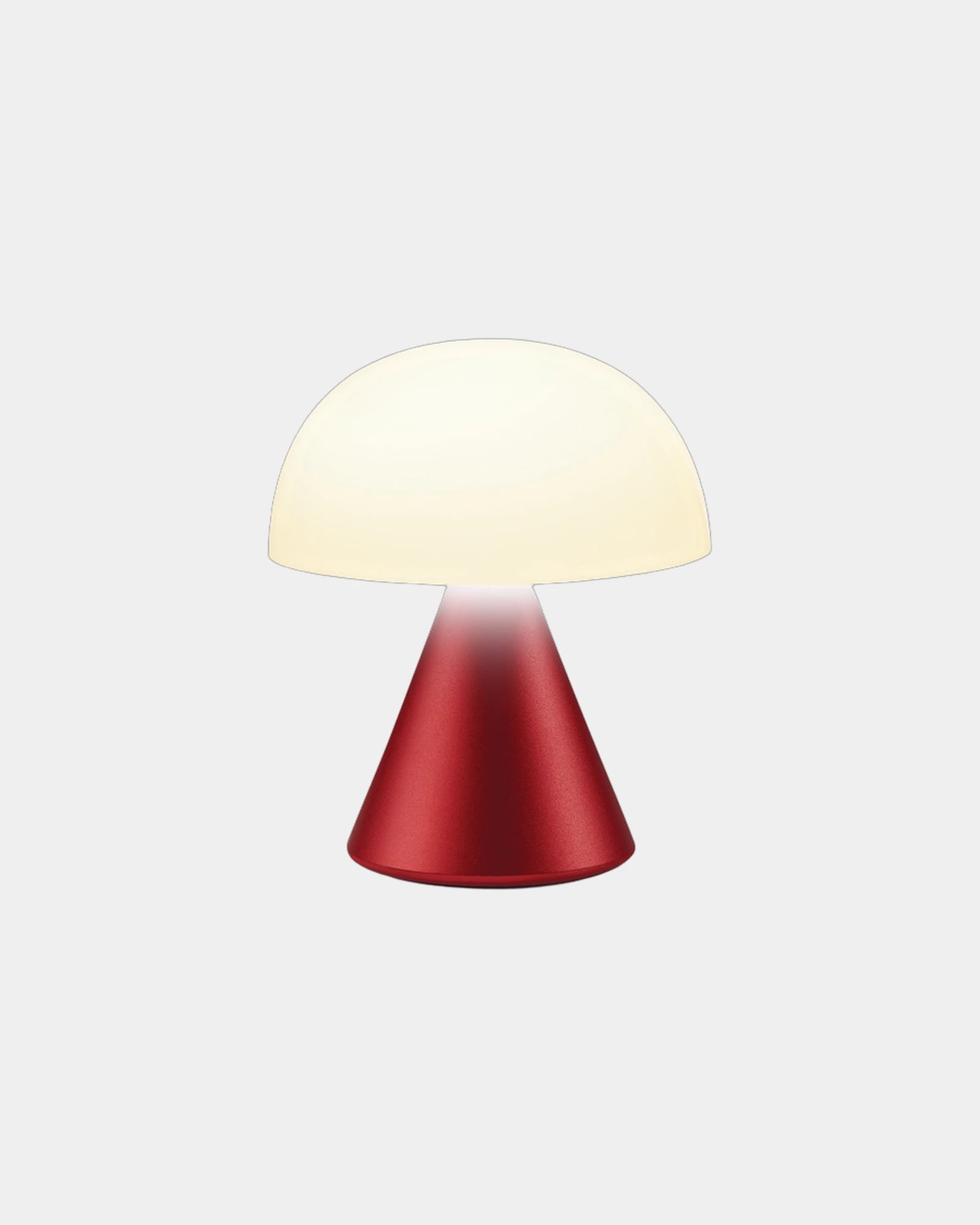 Lampe LED aluminium Lexon Mina à personnaliser - Dark Red