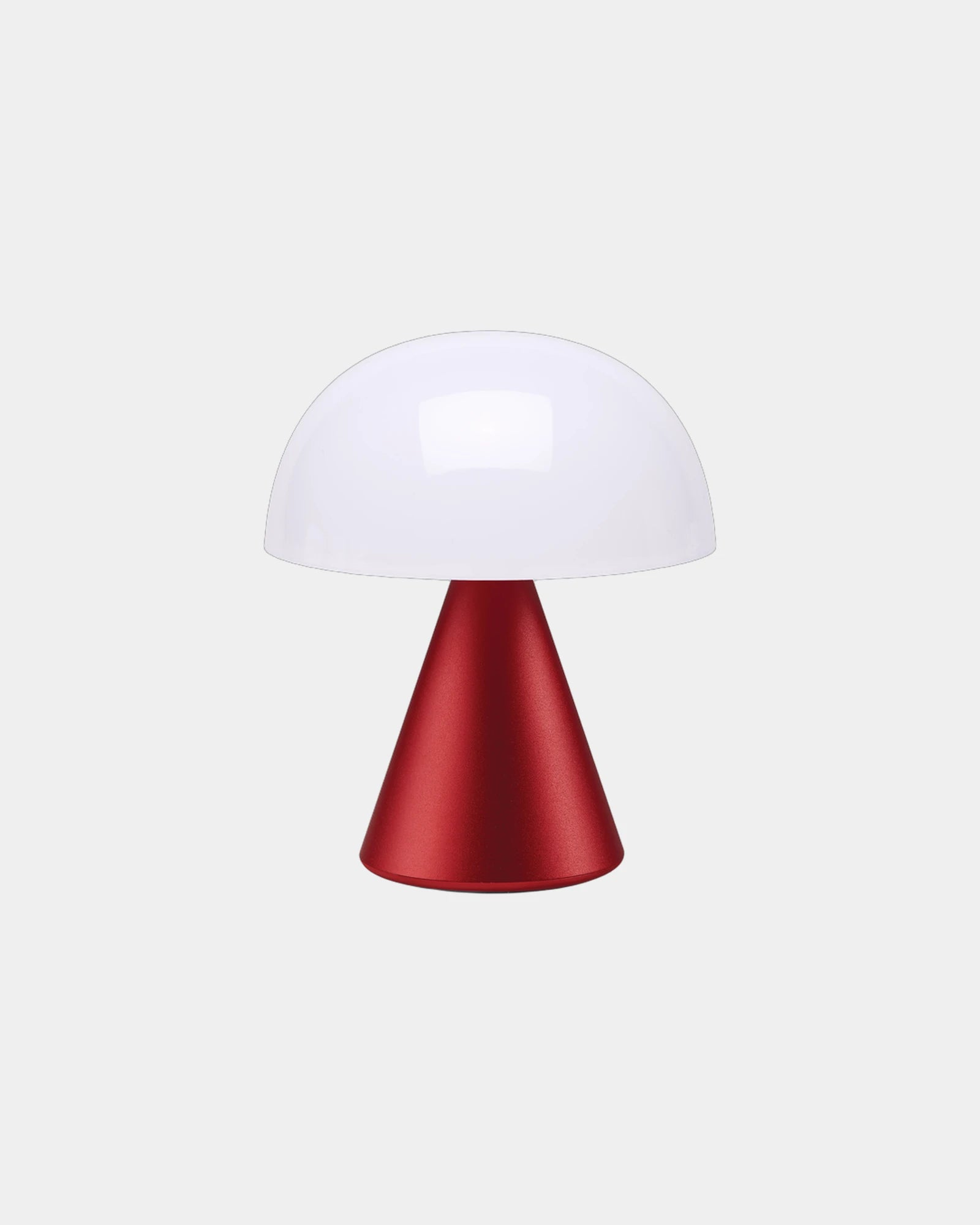 Lampe LED portable aluminium Lexon Mina M à personnaliser - Dark Red