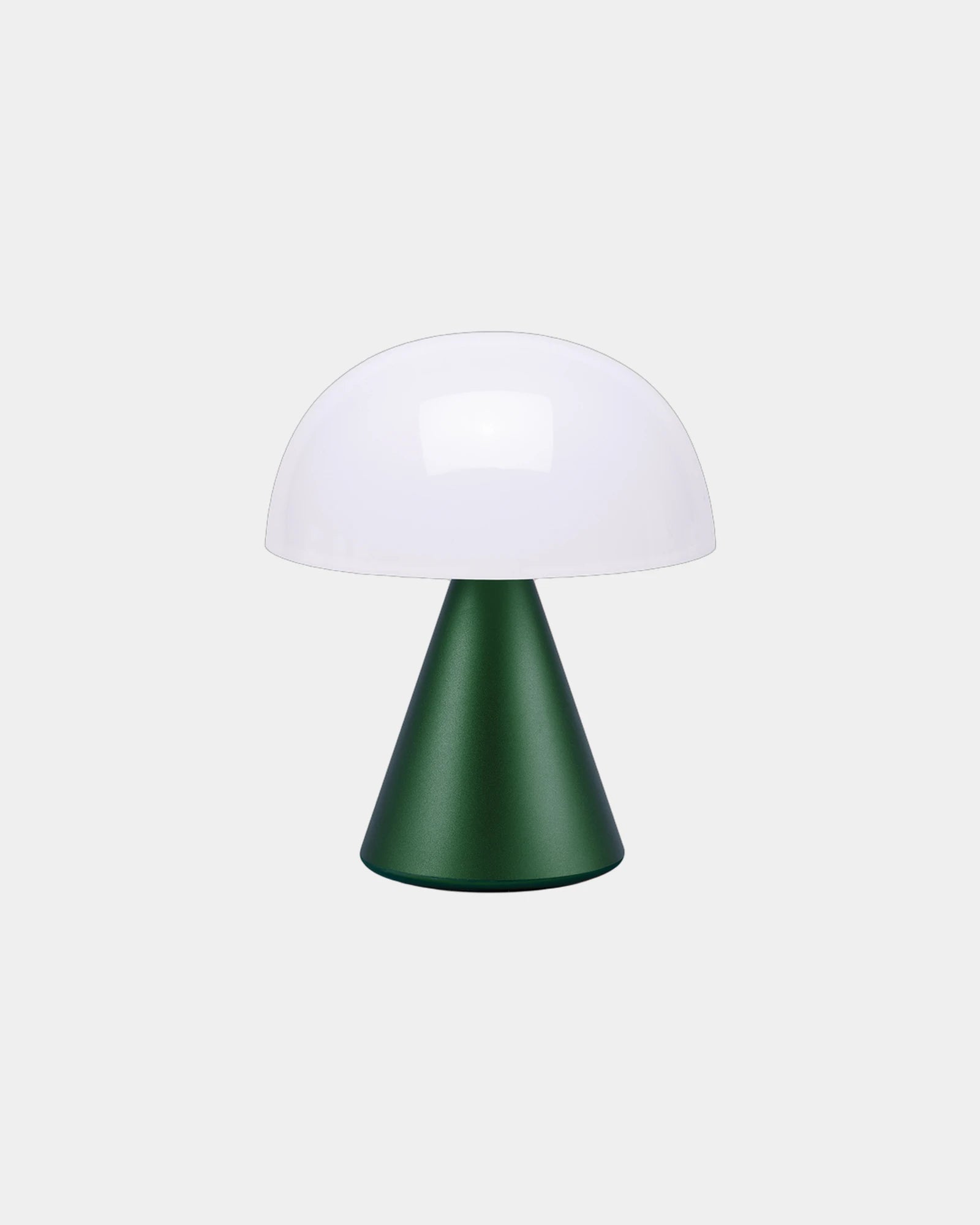 Lampe LED portable aluminium Lexon Mina M à personnaliser - Dark Green