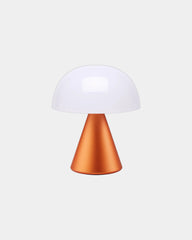 Lampe LED portable aluminium Lexon Mina M à personnaliser - Orange